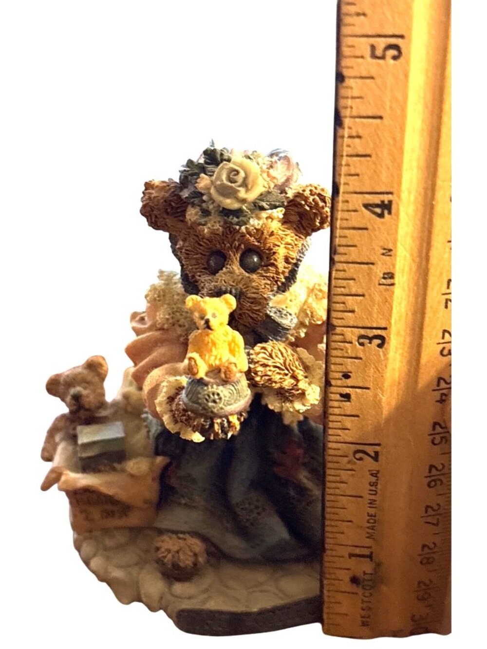Vintage Boyds Bears & Friends The Collector Figurine Style #227707 Resin 1998 - Picture 11 of 16